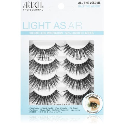 Ardell Light As Air Multipack False Eyelashes 523, 2x4 pcs