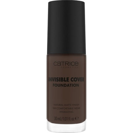 Catrice Invisible Cover Foundation 30ml 085N Nude Moisturizing Long-Lasting Natural for Dry Skin Vegan Oil-Free Paraben-Free Microplastic-Free