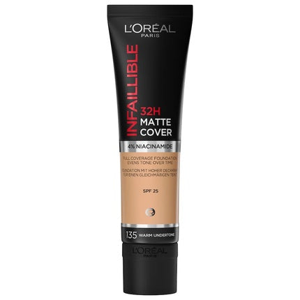 L'oréal Paris Infaillible Matte Cover Foundation No.135 radiant Vanilla 30ml