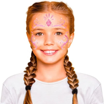 Alpino Fiesta Metallic Glitter Gel with Pink Base 6-Pack