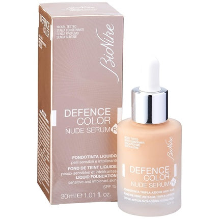 Bionike Defence Color Liquid Foundation SPF15 Anti-Aging Serum 30ml Nude 601 Almond