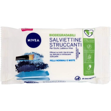 NIVEA Normal Skin Facial Cleansing Wipes 25 Pieces