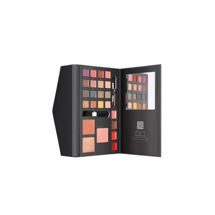 Deborah Milano Gift Set for Women Makeup Book Volume 2 Warm Tones Palette Eyeshadow Gloss Lipsticks Face Powder Various Finishes Colors FSC Paper