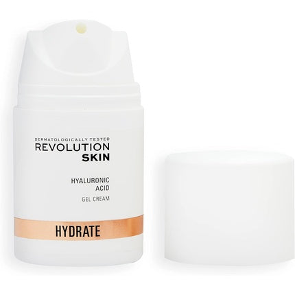 Makeup Revolution Skincare London Hyaluronic Acid Gel Cream Lightweight Hydrating Reduces Fine Lines 50ml