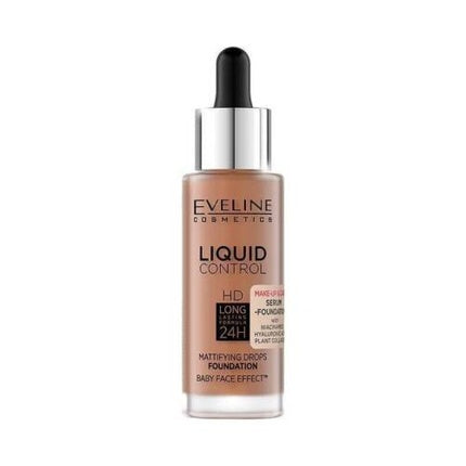 Eveline Liquid Control Hd Foundation With Dropper 065 Toffee 32ml