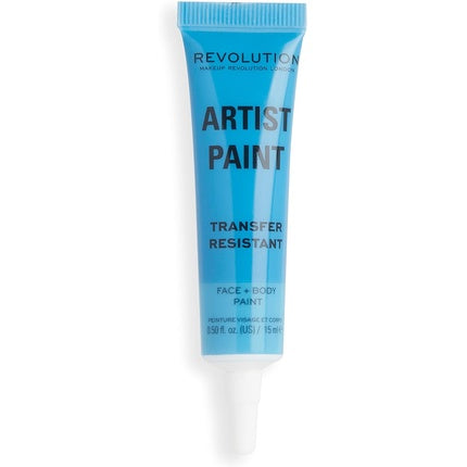 Makeup Revolution London Artist Collection Artist Face and Body Paint Blue Jelly Formula Ready To Use 15ml