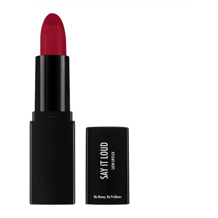 Sleek MakeUP Say it Loud Satin Lipstick Mo Money, Mo Problems Dark Red 1.16g