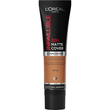 L'Oreal Paris Infallible 24H Matte Cover Foundation 320 Caramel 30ml