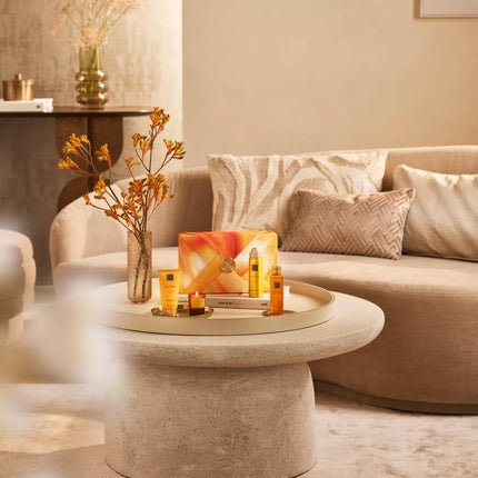 RITUALS Gift Set The Ritual of Mehr S - 4 Home and Skincare Products with Sweet Orange and Cedar Wood - Bath Gift Box