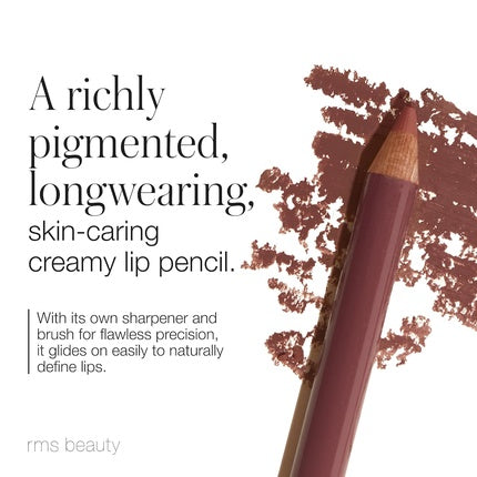 RMS Beauty Go Nude Lip Pencil and Lip Pencil Sharpener Long Lasting Water Resistant Liners Nude Brown and Red Nighttime Nude