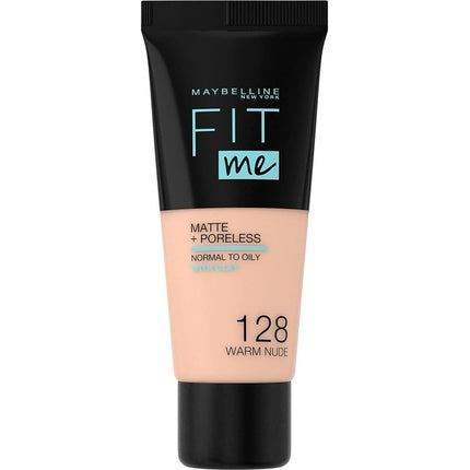 Maybelline Fit Me Matte & Poreless Foundation 128 Warm Nude 30ml