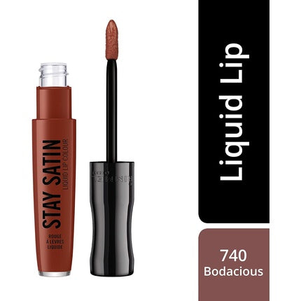 Rimmel London Stay Satin Shine Liquid Lip Colour 740 Bodacious 5.5ml