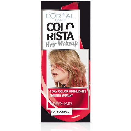 L'Oreal Colorista Hair Makeup Temporary Hair Dye #RedHair