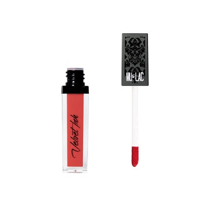 Mulac Cosmetics Velvet Ink Liquid Lipstick KIKKI CORAL 12 Lipstick Liquid Matte Vegan