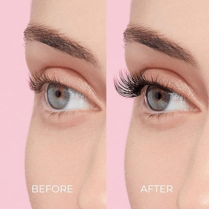 KISS imPRESS Press-On Falsies Eyelash Clusters Kit Natural Black