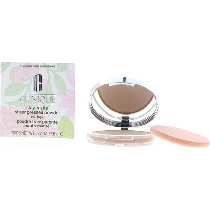 Clinique Stay-Matte Sheer Pressed Powder 101 Invisible Matte 7.6g