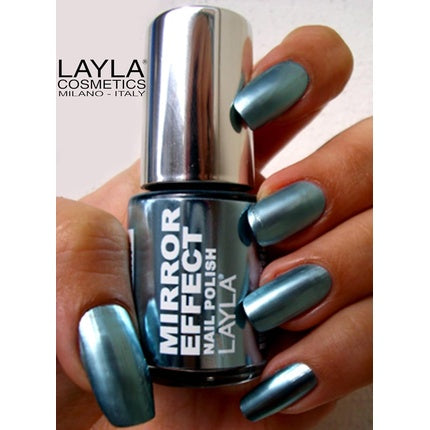 Layla Cosmetics Mirror Effect Nail Polish 04 Titanium Sky 10ml