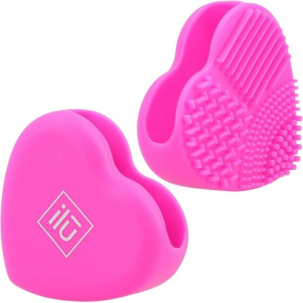 T4B ILU Makeup Brush Cleaner Silicone Cosmetic Brush Cleaning - Hot Pink