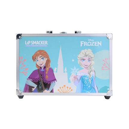 Lip Smacker Frozen Cosmetic Bag for Kids Makeup Gift Set with 40+ Pieces Colorful Makeup for Face Lips and Nails Including Hair and Makeup Accessories for the Perfect Princess Look