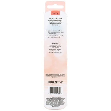Real Techniques Dual-Ended Face Brush with Stainless Steel Scoop