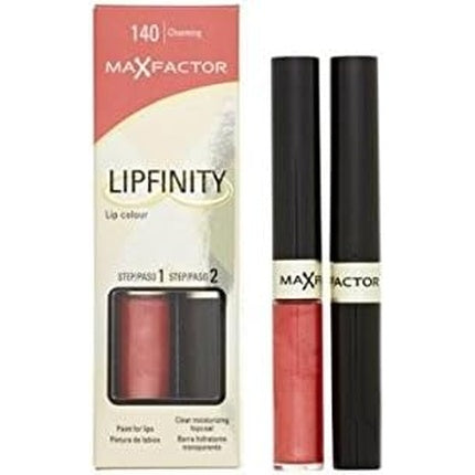 Max Factor Lipfinity Lip Colour 140 Charming Clear 2 Count