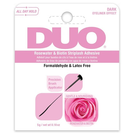 Ardell Duo Quick-Set Striplash Adhesive in Dark Tone with Biotin and Rosewater