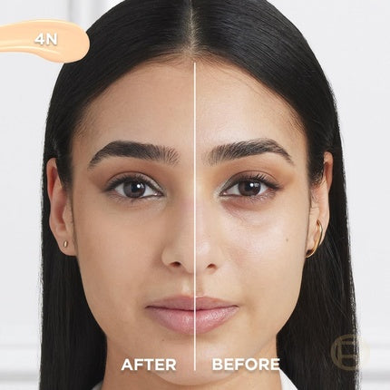 L'Oréal Paris Serum Concealer Medium Coverage Radiant Finish with 1.5% Hyaluronic Acid and Caffeine True Match 10ml 4N