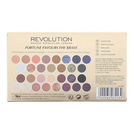 Makeup Revolution Fortune Favors The Brave Eyeshadow Palette 16g