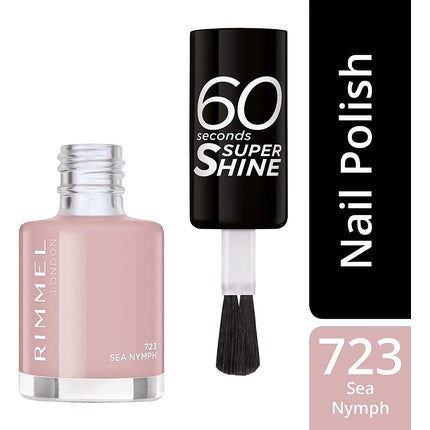 Rimmel 60 Seconds Super-Shine Nail Polish 8ml Sea Nymph
