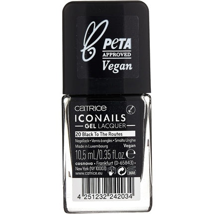 Catrice ICONAILS Gel Lacquer No. 20 Black To The Routes 10.5ml