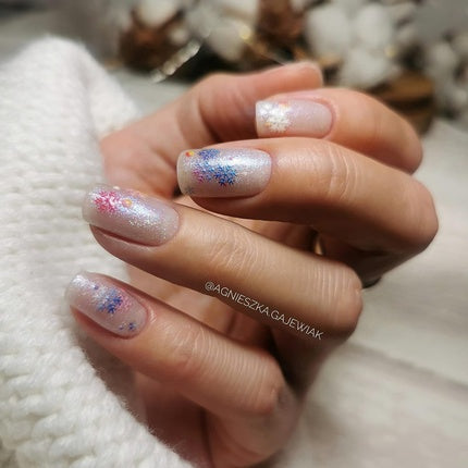 Semilac 092 UV Hybrid Nail Polish Shimmering White 7ml