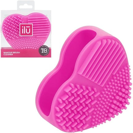 T4B ILU Makeup Brush Cleaner Silicone Cosmetic Brush Cleaning - Hot Pink