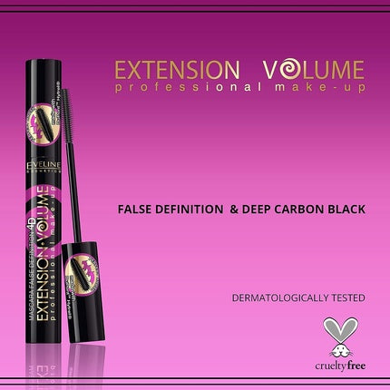 Eveline Extension 4d Extreme Volume Mascara - Black, 10ml