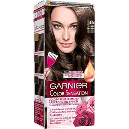 Garnier Color Sensation Permanent Hair Color No. 4 Brown 0.25ml
