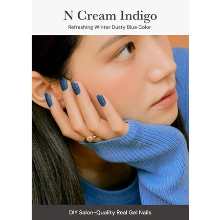 ohora Semi Cured Gel Nail Strips N Cream Indigo