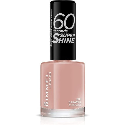 Rimmel 60 Seconds Super Shine Nail Polish 8ml Caramel Cupcake