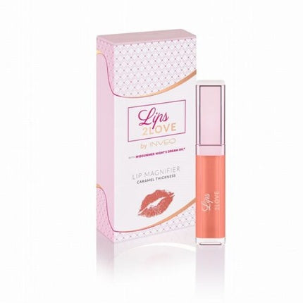 Lips 2 Love Natural Lip Plumping Balm Caramel Thickness