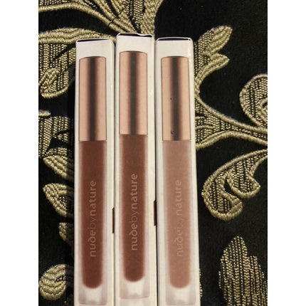 Nude By Nature Satin Liquid Lipstick 3.75ml - Pack of 3 (10 Terracotta x2 + 05 Sunkissed)