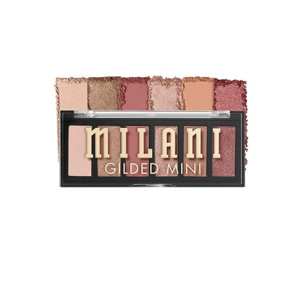 Milani Gilded Mini Eyeshadow Palette with 6 Matte and Shimmer Hues - It's All Rosé