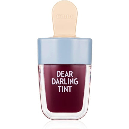 Etude House Dear Darling Water Gel Tint Ice Cream RD306 Shark Red 21AD Vivid High-Color Lip Tint with Minerals from Soap Berry Extract to Moisturize Your Lips