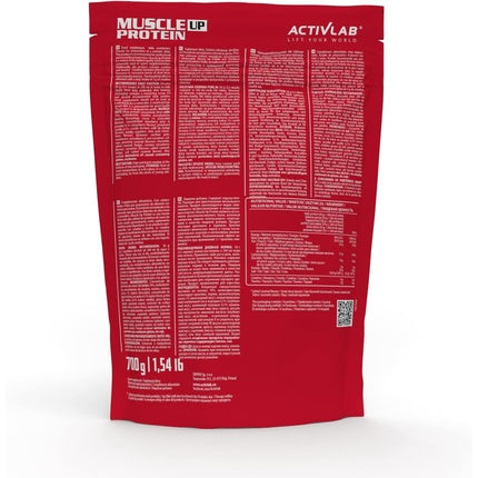 Activlab Muscle Up Protein 700g 14 Servings 70g Protein 6g Creatine 6g Taurine - Strawberry