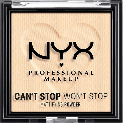 NYX Professional Makeup Can't Stop Won't Stop Mattifying Powder Matte Finish Fair 01