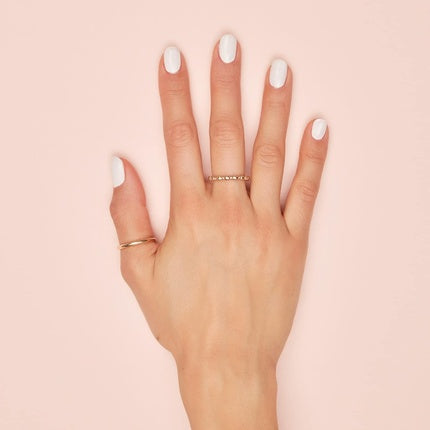 Deborah Milano Professional Semi-Permanent Nail Polish 01 White Plumping Long Lasting for Intense and Shiny Nails 4.5ml