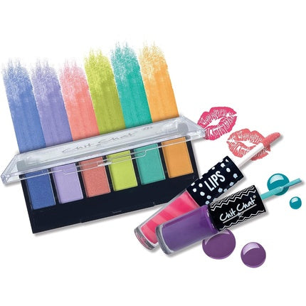 Chit Chat Beauty Bank Money Tin with Eyeshadow Palette, Lip Gloss, and Nail Varnish