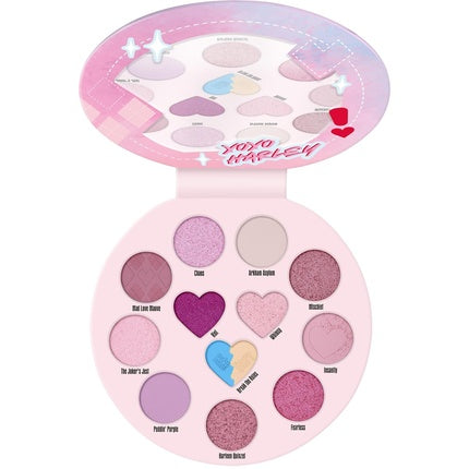 Essence Harley Quinn Eyeshadow Palette 13 Colors High Pigmented Natural Vegan - 10.2g