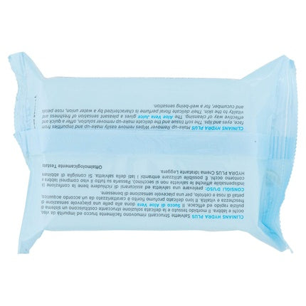 Clinians Hydra Basic Make-up Remover Wipes for Face, Eyes and Lips with Minerals
