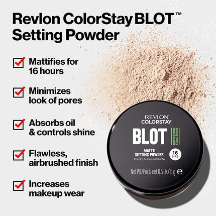 Revlon ColorStay Blot Matte Setting Powder Translucent