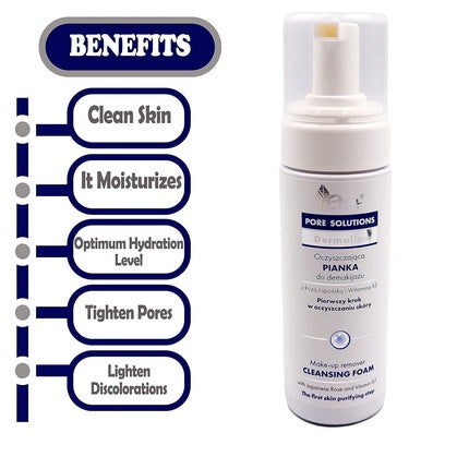 PORE SOLUTIONS Makeup Remover Foam 150ml