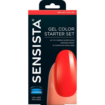 Sensista Gel Color Starter Set Red Hot Chillies - Red