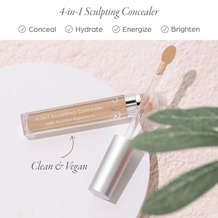 Pur Beauty 4-In-1 Sculpting Concealer for Women - Conceals, Brightens, Plumps
